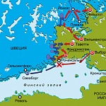 Русско-шведская война 1788–1790 гг. Карта кампании 1789 г. на Балтике